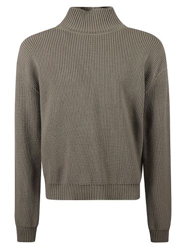 Ribbed Knit Turtleneck Sweater - Rick Owens - Modalova