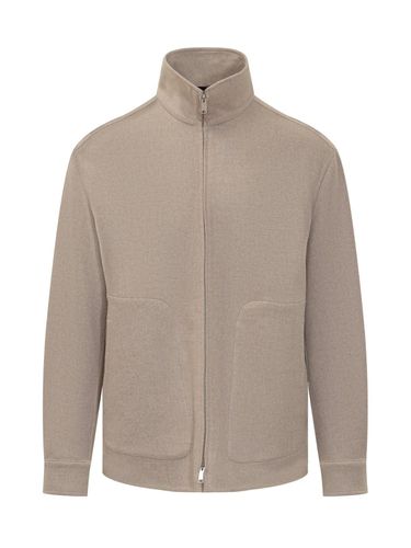 Zegna High-neck Zip-up Overshirt - Zegna - Modalova