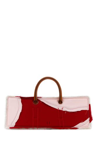 Multicolor Satin And Leather Otto Handbag - Dentro - Modalova