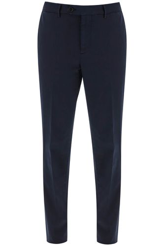 Italian Fit Cotton Gabardine Trousers - Brunello Cucinelli - Modalova