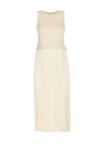 Knitted Top With Long Fringes - Essentiel Antwerp - Modalova