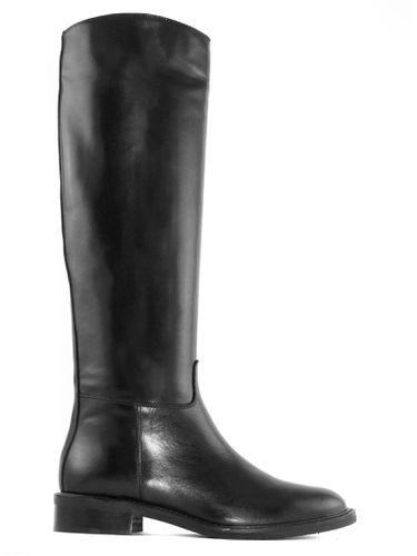 Julie Dee Black Leather Boot - Julie Dee - Modalova