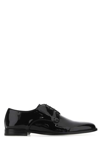 Black Leather Lace-up Shoes - Dolce & Gabbana - Modalova