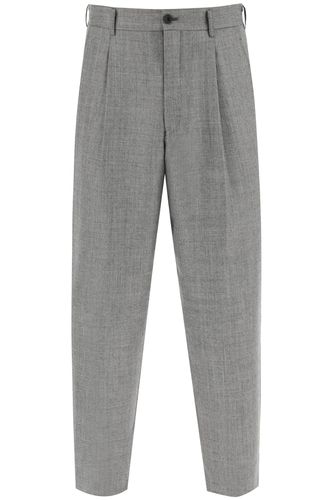 Cropped Light Wool Pants - Comme Des Garçons Homme Plus - Modalova