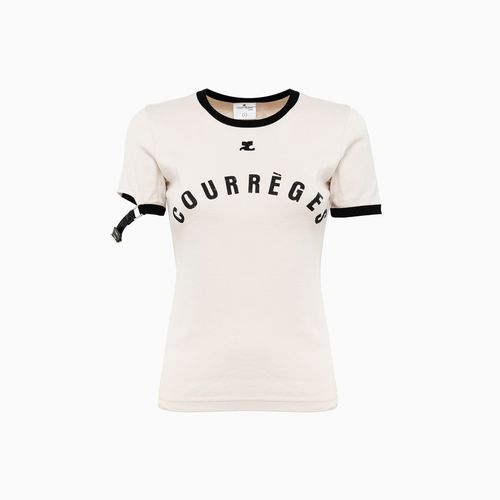 Courreges Contrast T-shirt - Courrèges - Modalova