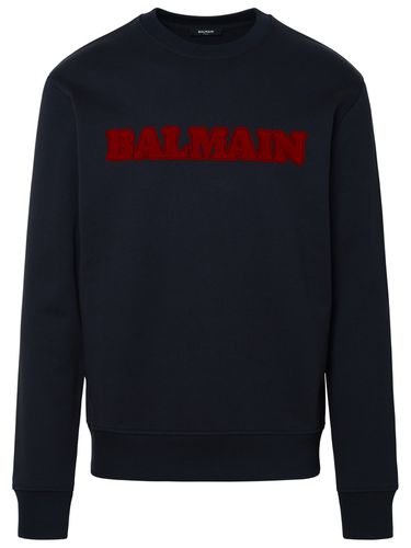 Balmain Flocked Retro Sweatshirt - Balmain - Modalova