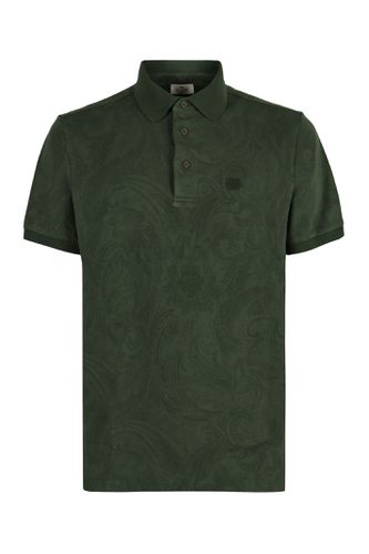 Etro Logo Jacquard Polo Shirt - Etro - Modalova