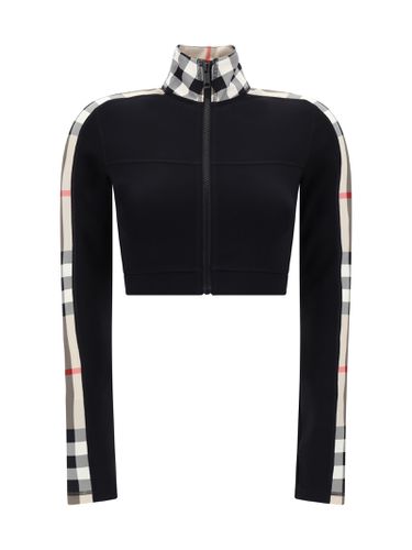Vintage Check Panelled Cropped Top - Burberry - Modalova
