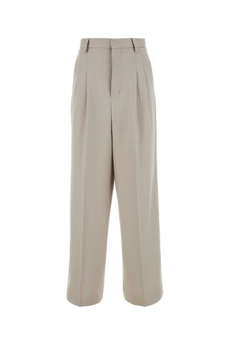 Sand Twill Wide-leg Pant - Ami Alexandre Mattiussi - Modalova