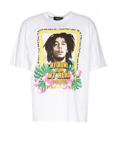 Dsquared2 Bob Marley Skater T-shirt - Dsquared2 - Modalova