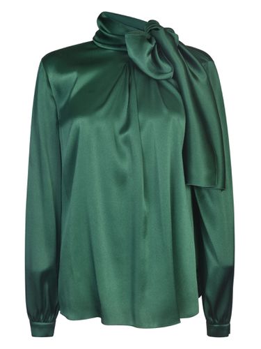 Pussy-bow Collar Blouse - Alberta Ferretti - Modalova