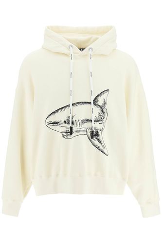 Palm Angels Butter shark Hoodie - Palm Angels - Modalova