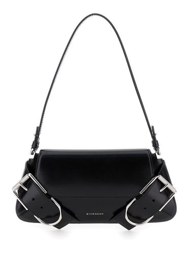 Voyou Shoulder Bag With Buckles And Logo In Leather Woman - Givenchy - Modalova