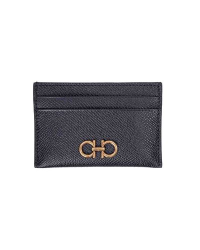 Salvatore Gancini Credit Card Holder - Ferragamo - Modalova