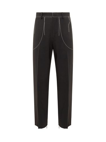 Off-White Stitch Trousers - Off-White - Modalova