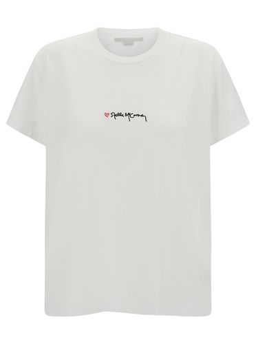 Embroidered T-shirt - Stella McCartney - Modalova