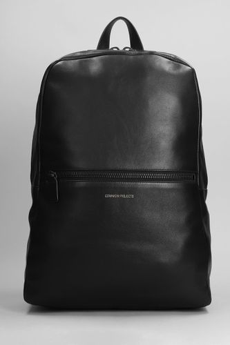 Backpack In Black Leather - Common Projects - Modalova