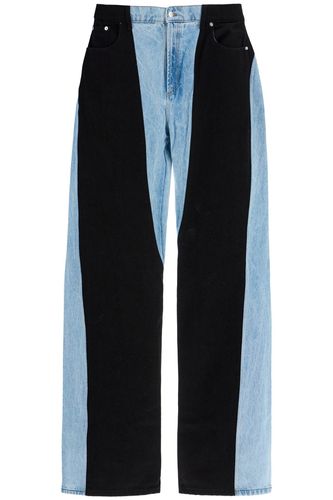 Mugler Two-tone Denim Jeans - Mugler - Modalova