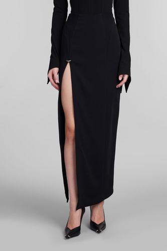 Mugler Skirt In Black Viscose - Mugler - Modalova