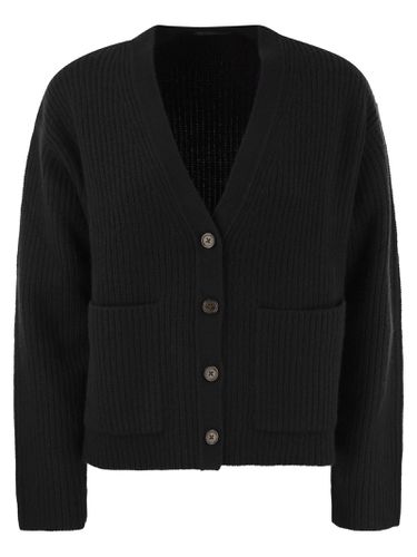 Ribbed Wool And Cashmere Cardigan - Polo Ralph Lauren - Modalova