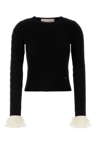 Black Cashmere Sweater - Valentino Garavani - Modalova