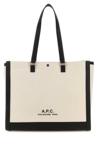 A. P.C. Sand Canvas Camille Shopping Bag - A.P.C. - Modalova