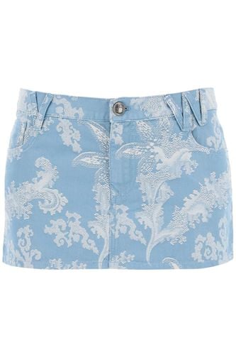 Cotton Jacquard Foam Mini Skirt - Vivienne Westwood - Modalova