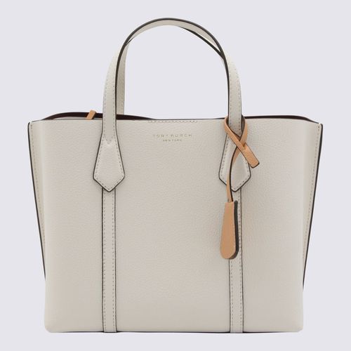 Ivory And Beige Leather Perry Tote Bag - Tory Burch - Modalova