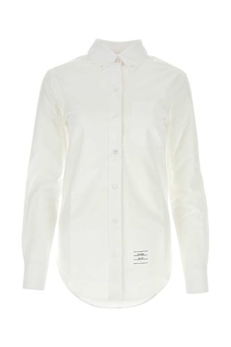 Thom Browne White Cotton Shirt - Thom Browne - Modalova