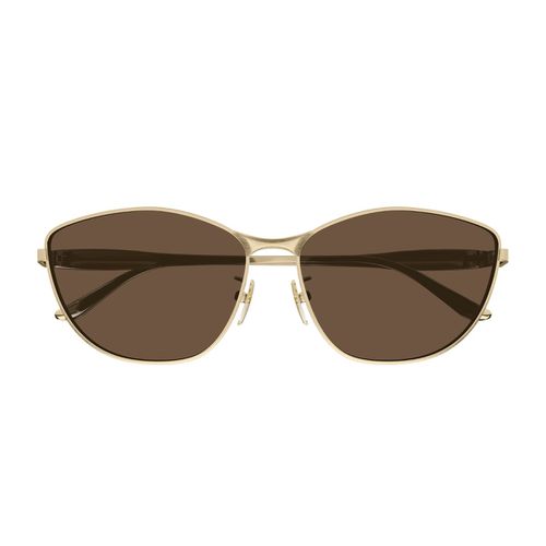 Balenciaga Bb0358sk Linea Extreme 003 Gold Brown Sunglasses - Balenciaga Eyewear - Modalova