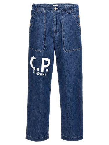 C. P. Company Logo Print Jeans - C.P. Company - Modalova
