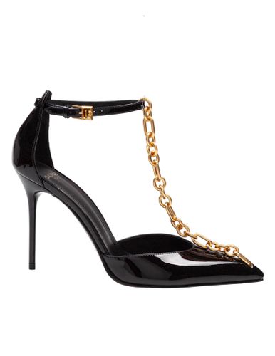 Sync Patent Leather Pumps, Black - Balmain - Modalova