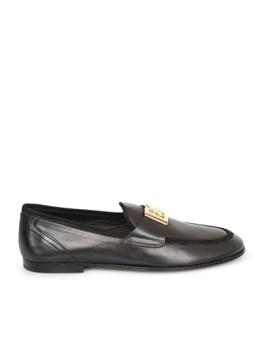 Dolce & Gabbana Black Logo Loafers - Dolce & Gabbana - Modalova