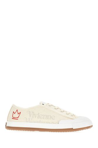 Sand Canvas Animal Gym Sneakers - Vivienne Westwood - Modalova