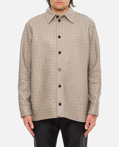 Intreccio Leather Shirt - Bottega Veneta - Modalova