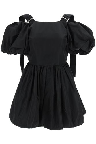 Off-the-shoulder Taffeta Mini Dress With Slider Straps - Simone Rocha - Modalova