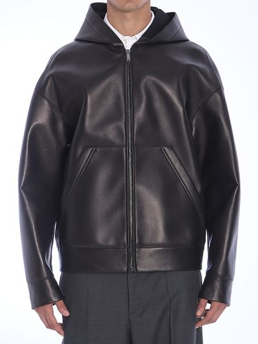 Leather Hooded Jacket - Valentino Garavani - Modalova