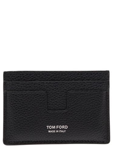 Logo Printed Classic Credit Card Holder - Tom Ford - Modalova