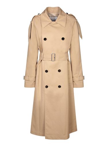 Gabardine Double-breasted Belted Trench Coat - Burberry - Modalova