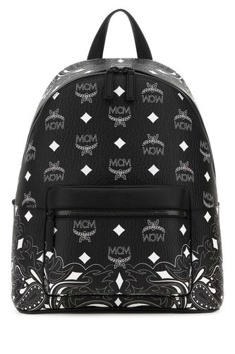 Printed Canvas Medium Stark Backpack - MCM - Modalova