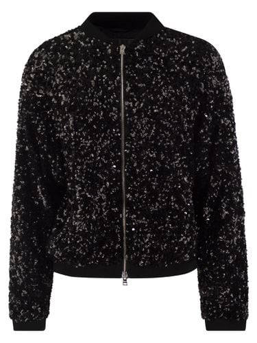 Herno Bomber Jacket With Sequins - Herno - Modalova