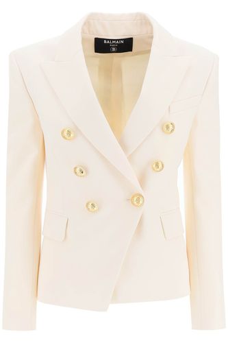 Balmain Double Breasted Blazer - Balmain - Modalova