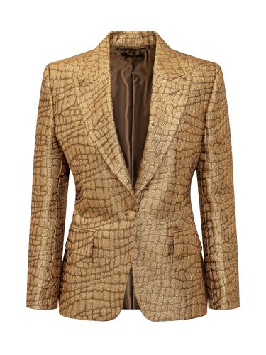 Croco Jacquard Walls Blazer - Tom Ford - Modalova