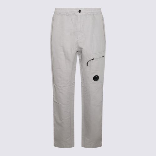 C. P. Company Grey Cotton Pants - C.P. Company - Modalova