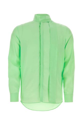Fluo Green Silk Shirt - Valentino Garavani - Modalova