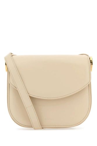 Cream Leather Medium Coin Crossbody Bag - Jil Sander - Modalova