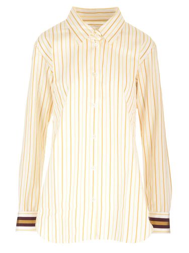 Striped Poplin Shirt - Dries Van Noten - Modalova