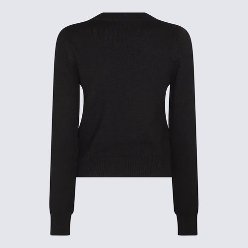 Black Viscose-wool Blend Jumper - Palm Angels - Modalova