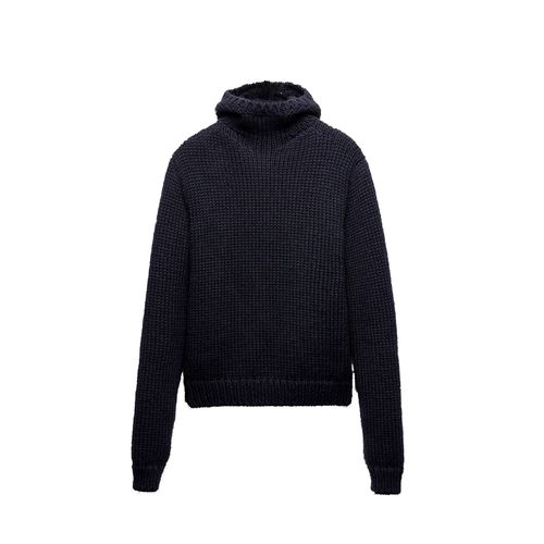 Prada Wool Hooded Sweater - Prada - Modalova