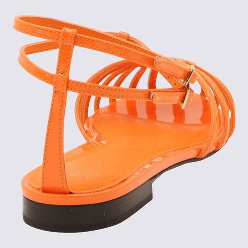 Alevì Orange Leather Elena Flats - Alevì - Modalova